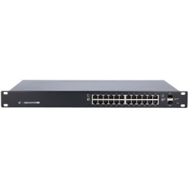 Switch zarządzalny Ubiquiti ES-24-250W EU - 24x 100|1000Mbps RJ45, 2x 1GbE SFP, PoE+