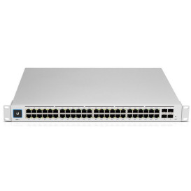 Switch zarządzalny Ubiquiti USW-PRO-48-POE - 48x 100|1000Mbps RJ45, 4x 10GbE SFP+, PoE+ budżet mocy 600W