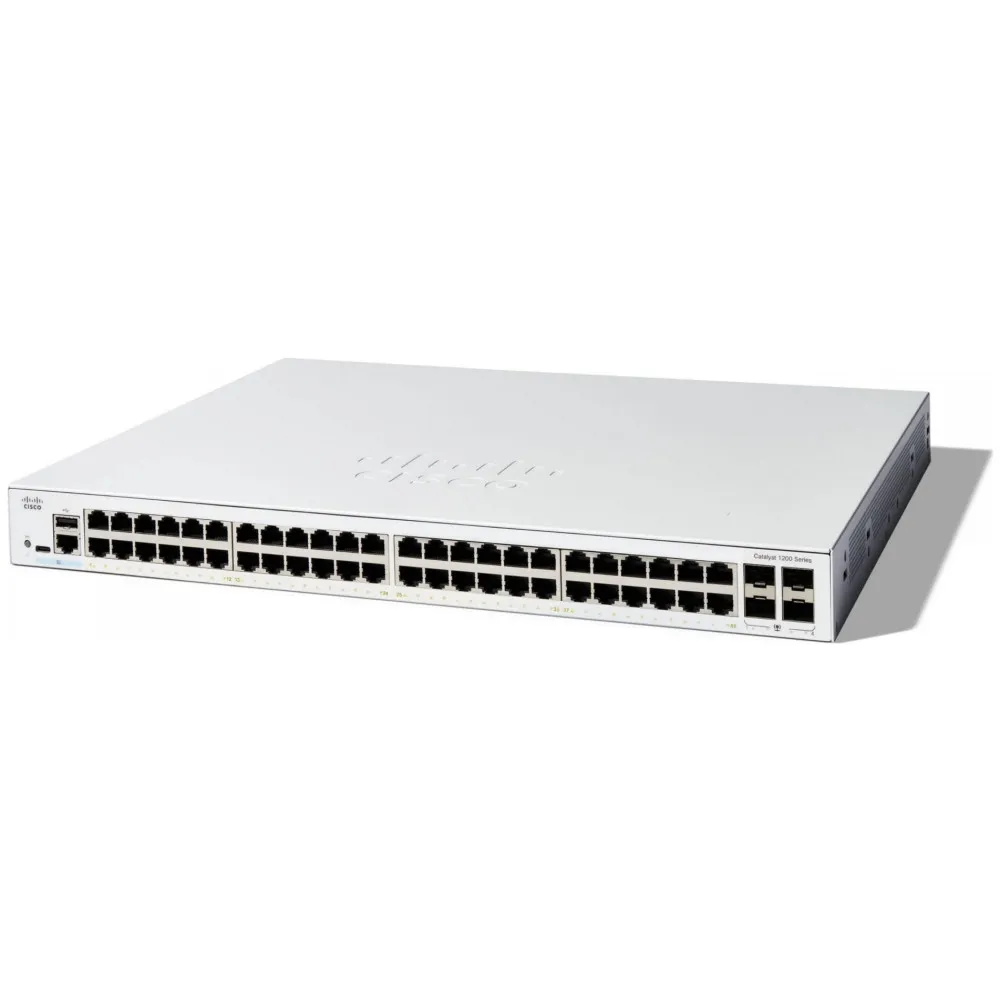 Switch zarządzalny Cisco Catalyst C1200-48T-4X, 48x 100|1000Mbps RJ45, 4x 10GbE SFP+ | Sklep ITnes.pl, IT for BUSINESS