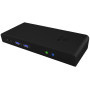 Stacja dokująca ICY BOX IB-DK2251AC do notebooka - USB-A, USB-C, DisplayLink, 2x HDMI