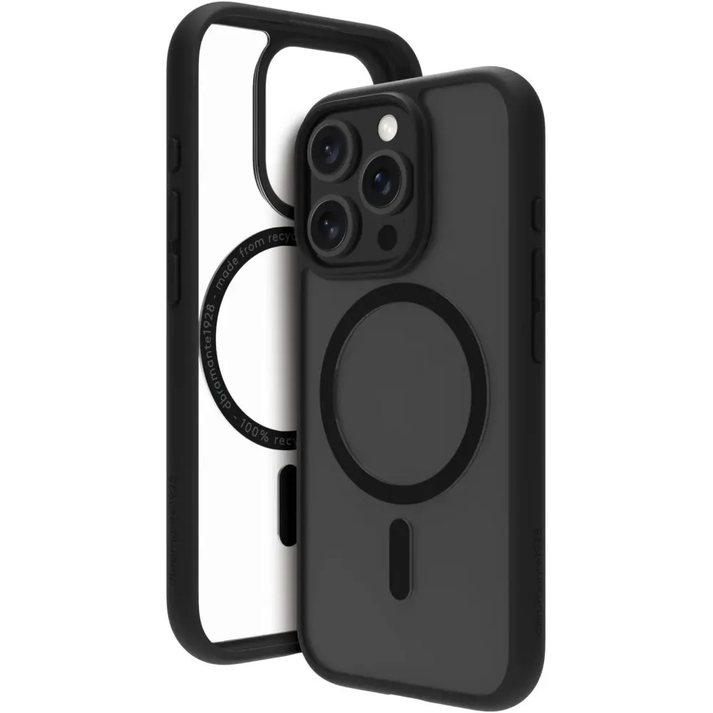 Etui na smartfon dbramante1928 Grenen MagSafe do iPhone 16 Pro Max z MagSafe GN67BL006265, Czarne, Przezroczyste | Sklep ITnes.p