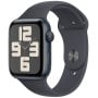 Smartwatch Apple Watch SE 40mm GPS alu w kolorze północy z paskiem sportowym w kolorze północy MR9X3QP/A - S|M