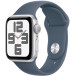 Smartwatch Apple Watch SE 40mm GPS alu w kolorze srebrnym z paskiem sportowym w kolorze sztormowego błękitu MRE13QP/A - S|M