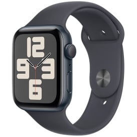 Smartwatch Apple Watch SE 44mm GPS alu w kolorze północy z paskiem sportowym w kolorze północy MRE73QP/A - S|M