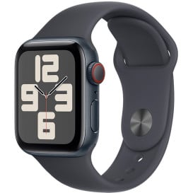 Smartwatch Apple Watch SE 40mm GPS + Cellular alu w kolorze północy z paskiem sportowym w kolorze północy MRGA3QP/A - M|L