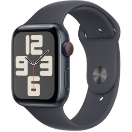 Smartwatch Apple Watch SE 44mm GPS + Cellular alu w kolorze północy z paskiem sportowym w kolorze północy MRH83QP/A - M|L