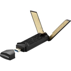 Karta sieciowa Wi-Fi ASUS USB-AX56 AX1800 90IG06H0-MO0R00 - Dual Band, AX1800, Wi-Fi 6