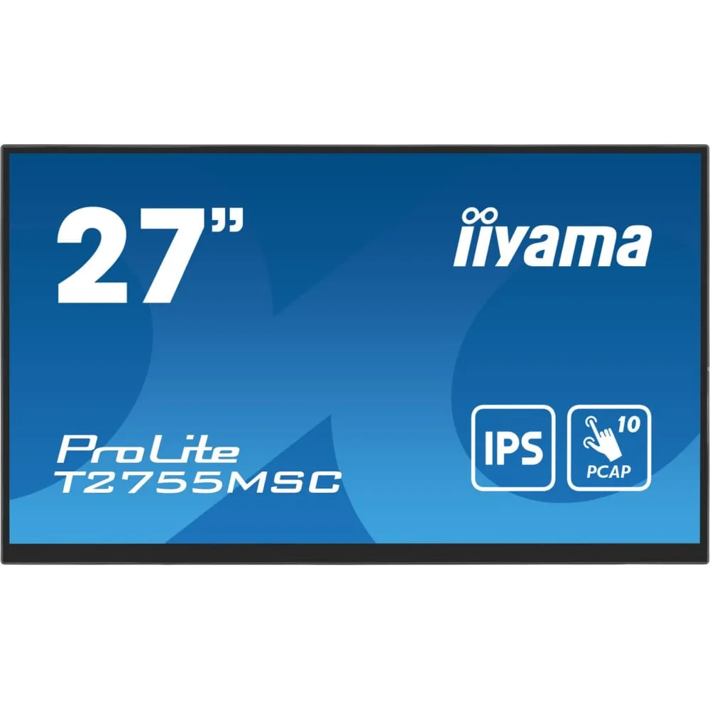 Monitor iiyama ProLite T2755MSC-B1, 27", 1920x1080 (FHD), 60Hz, IPS, 5 ms, MT, Czarny | Sklep ITnes.pl, IT for BUSINESS