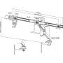 Uchwyt biurkowy do monitora Neomounts by Newstar Flat Screen Desk mount 10"-27" NM-D775DX3WHITE - Biały