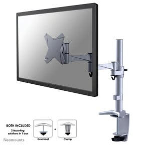 Uchwyt biurkowy do monitora Neomounts by Newstar Flat Screen Desk Mount 10-30" FPMA-D1330SILVER - Srebrny