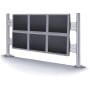 Uchwyt biurkowy do monitora Neomounts by Newstar Flat Screen Desk Toolbar 10-24 FPMA-DTB200 - Srebrny