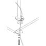 Rura do montażu stojaka Neomounts by Newstar Grommet and Pole 40 cm do FPMA-D960 i FPMA-D960D FPMA-D960GROMMET - Czarna