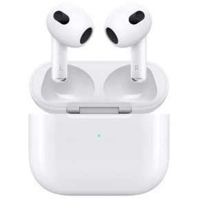 Słuchawki Apple AirPods (3. gen.) z etui Lightning MPNY3RU/A - Białe