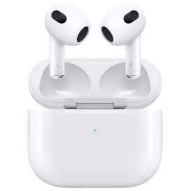 Słuchawki Apple AirPods (3. gen.) z etui Lightning MPNY3RU/A - Białe