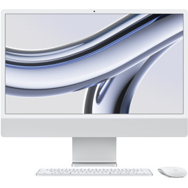 Komputer All-in-One Apple iMac 24 M3 2023 Z195000MC - Apple M3/24" 4480x2520 Retina/RAM 8GB/SSD 256GB/Srebrny/WiFi/macOS/1CI