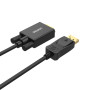 Kabel adapter Unitek Y-5118F DisplayPort do VGA - zdjęcie poglądowe 1