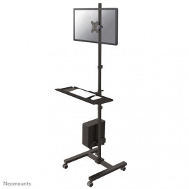 Uchwyt podłogowy do monitorów Neomounts by Newstar Mobile Workplace Floor Stand FPMA-MOBILE1700 - Czarny