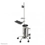 Uchwyt podłogowy do monitorów Neomounts by Newstar Mobile Workplace Floor Stand FPMA-MOBILE1800 - Srebrny