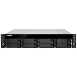 Serwer NAS QNAP Rack TS-877XU-RP-3600-DKN - Rack (2U)/AMD Ryzen 5 3600/64 GB RAM/128 TB/8 wnęk/hot-swap