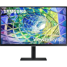 Monitor Samsung ViewFinity S8 S80UN LS27A800UNPXEN - 27"/3840x2160 (4K)/60Hz/IPS/HDR/5 ms/pivot/USB-C/Czarny