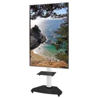 Stojak podłogowy mobilny na monitor Techly LED/LCD 37-70" ICA-TR3WH - 40 kg/1 półka/Szary/Czarny | Sklep ITnes.pl - IT for BUSIN