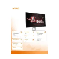 Monitor AOC AG251FZ, 24,5", 1920x1080 (FHD), 240Hz, TN, 1 ms, pivot, Czerwony | Sklep ITnes.pl, IT for BUSINESS
