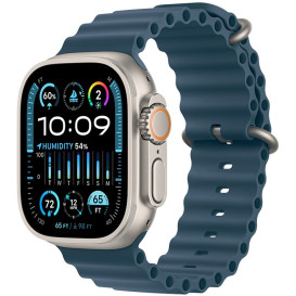 Smartwatch Apple Watch Ultra 2 MREG3GK/A - 49 mm GPS + Cellular tytan z paskiem Ocean w kolorze niebieskim