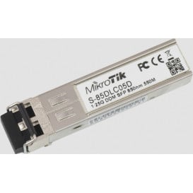 Moduł SFP MikroTik S-85DLC05D - wielomodowy, 1,25Gb|s, LC/UPC, długość fali 850nm, zasięg do 550m