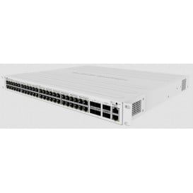 Switch zarządzalny MikroTik CRS354-48P-4S+2Q+RM - 48x 100|1000Mbps RJ45, 4x 10GbE SFP+, 2x 40GbE QSFP+, PoE+ 700W