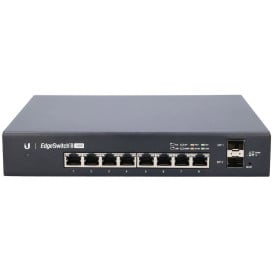 Switch zarządzalny Ubiquiti EdgeSwitch ES-8-150W - 8x 100/1000Mbps RJ45, 2x 1000Mbps SFP, PoE 150W