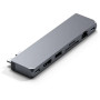 Replikator portów Satechi Pro Hub Max ST-UCPHMXM - 2x USB-C, USB-A, HDMI, czytniki microSD i SD, Ethernet, Audio, Szary