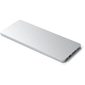 Replikator portów Satechi USB-C Slim Dock do iMac 24 ST-UCISDS - USB-C, USB-A, 2x USB-A, microSD i SD, kieszeń M.2, Srebrny