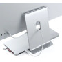 Replikator portów Satechi USB-C Slim Dock do iMac 24 ST-UCISDS - USB-C, USB-A, 2x USB-A, microSD i SD, kieszeń M.2, Srebrny