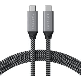 Kabel Satechi USB-C ST-U4C80M - USB4, 100W, 40Gbps, 80cm, Szary