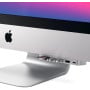 Replikator portów Satechi USB-C Clamp Hub Pro iMac ST-TCIMHS - USB-C 3.2 Gen 1, 3x USB-A 3.2 Gen 1, microSD i SD, Srebrny