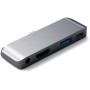 Replikator portów Satechi Mobile Pro Hub ST-TCMPHM - do urządzeń mobilnych USB-C, 60W, 4K HDMI, USB-A 3.0, Audio, Szary