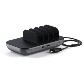 Stacja ładująca Satechi Dock5 ST-WCS5PM-EU - do 5 urządzeń z ładowaniem bezprzewodowym, 2x USB-C, 2x USB-A