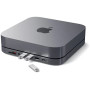 Replikator portów USB-C Satechi Aluminum Hub do Mac Mini ST-ABHFM - USB-C, 3x USB-A, microSD i SD, Audio, Szary