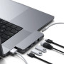 Replikator portów USB-C Satechi Pro Hub mini ST-UCPHMIM - 2xUSB-C, 2x USB-A, Ethernet, Audio, Szary
