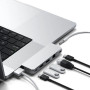 Replikator portów USB-C Satechi Pro Hub mini ST-UCPHMIS - 2xUSB-C, 2x USB-A, Ethernet, Audio, Srebrny