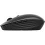 Mysz bezprzewodowa HP 715 Rechargeable Multi-Device Mouse 6E6F0AA - 3000 dpi, USB-A, Bluetooth, Czarna