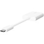 Adapter Belkin RockStar USB-C Audio Charge Adapter F7U081BTWH - zdjęcie poglądowe 2