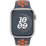 Pasek sportowy Nike Apple Watch Sport Band Regular MUUT3ZM/A - 41 mm, S|M, Błękitny płomień