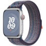 Opaska sportowa Nike Apple Watch Sport Band Regular MTL53ZM/A - 45 mm, Sportowy błękit, Pomarańczowy