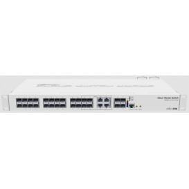 Switch zarządzalny MikroTik Cloud Router Switch CRS328-4C-20S-4S+RM - 20X 1GbE SFP, 4x 10GbE SFP+, 4x 1GbE SFP|RJ45 combo