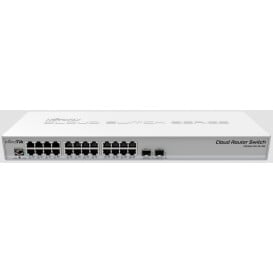 Switch zarządzalny MikroTik Cloud Smart Switch CRS326-24G-2S+RM - 24x 1GbE RJ45, 2x 10GbE SFP+