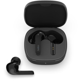 Słuchawki bezprzewodowe douszne Belkin SoundForm Flow Noise Cancelling Earbuds AUC006BTBK - Czarne