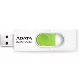 Pendrive ADATA UV320 256GB USB3.2 AUV320-256G-RWHGN - Biały, Zielony