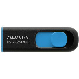 Pendrive ADATA UV128 512GB USB3.2 AUV128-512G-RBE - Czarny, Niebieski