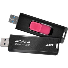 Dysk zewnętrzny SSD 500 GB ADATA SC610 SC610-500G-CBK, RD - zdjęcie poglądowe 3